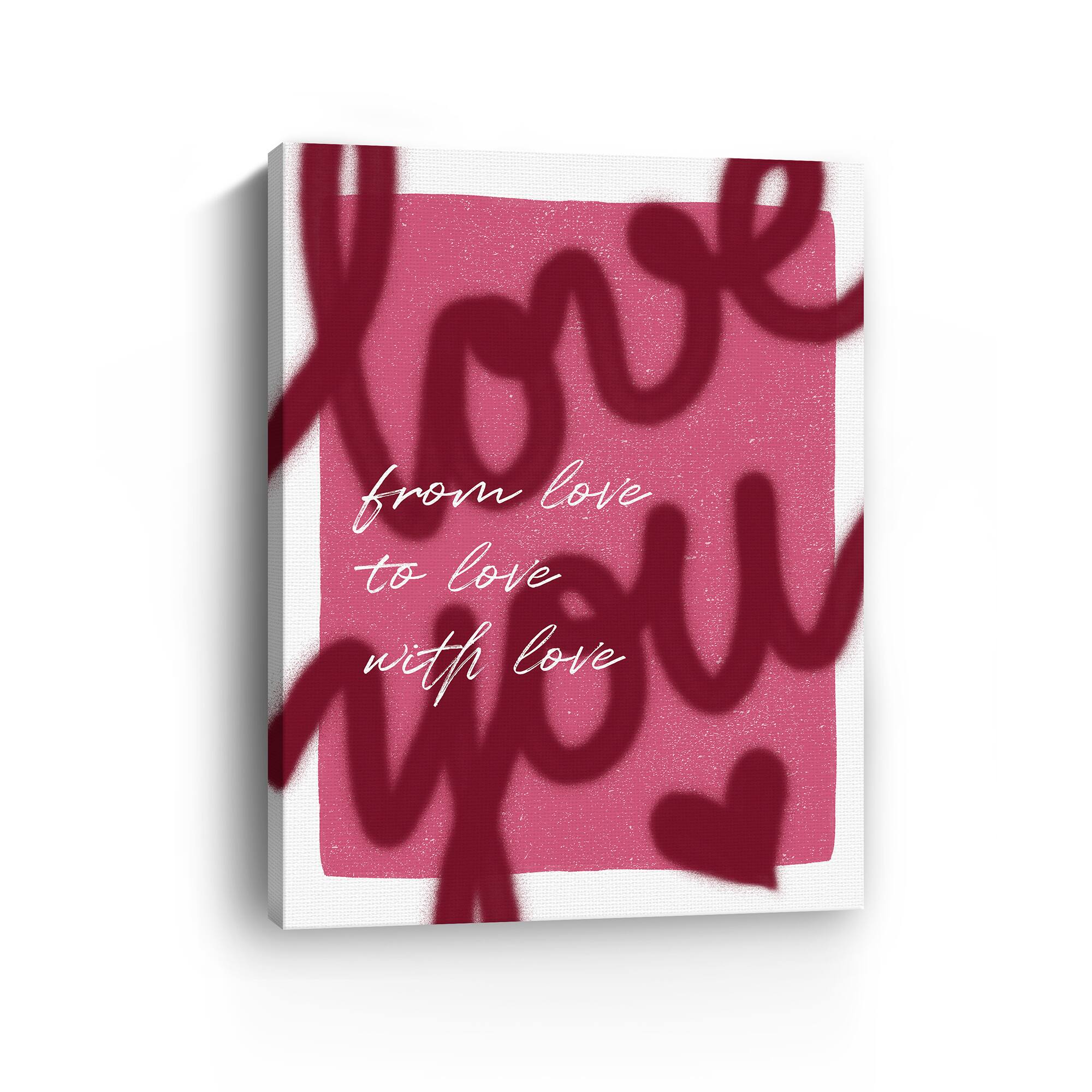 Love U Canvas Giclée Art